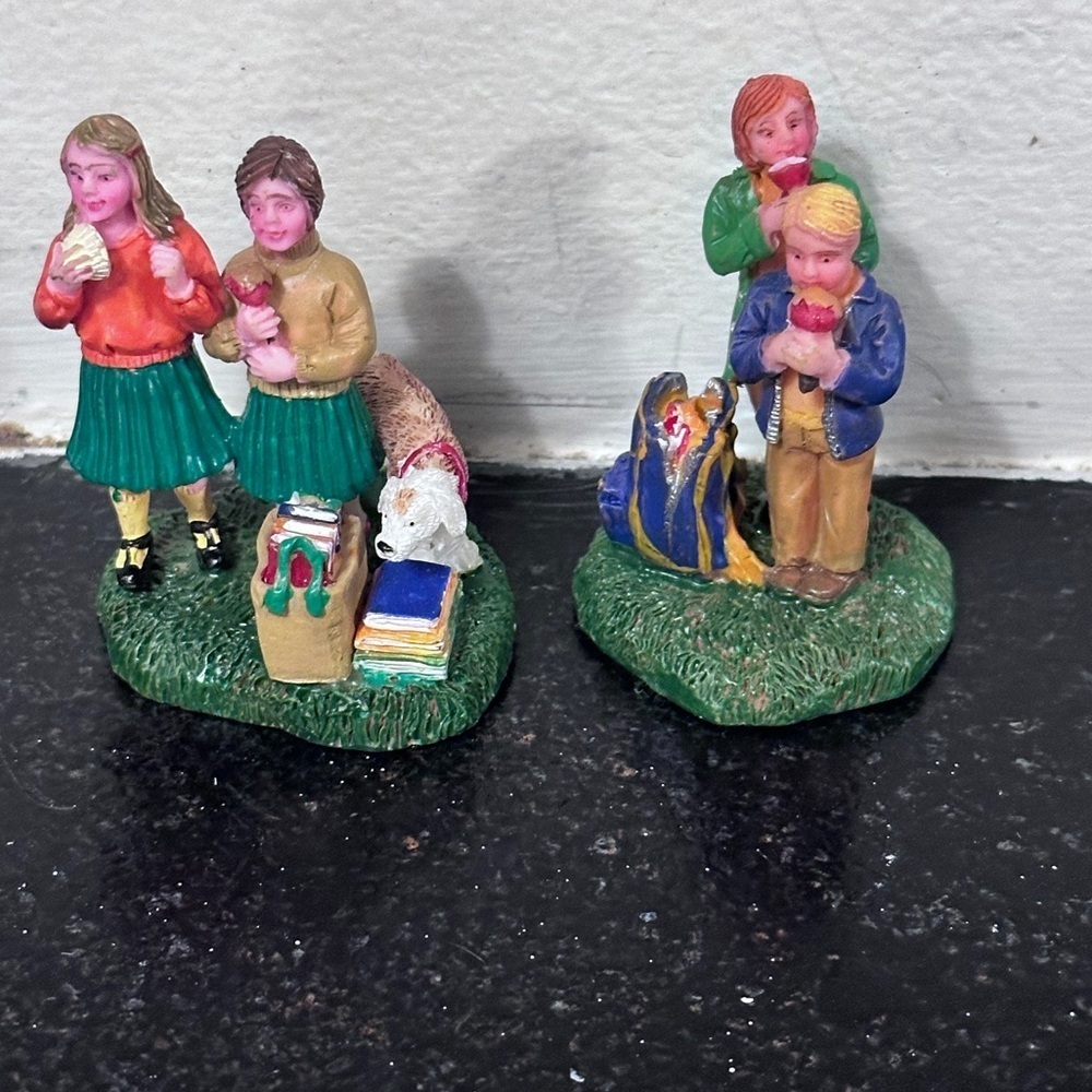 Lemax Harvest Crossing Village Sticky Apples 2-Piece Figurine Set #62244